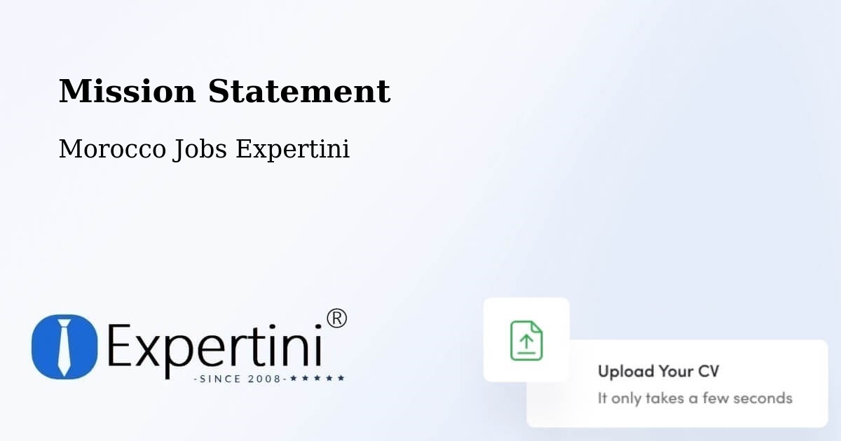 Corporate Mission – Oulmes - Morocco Jobs Expertini